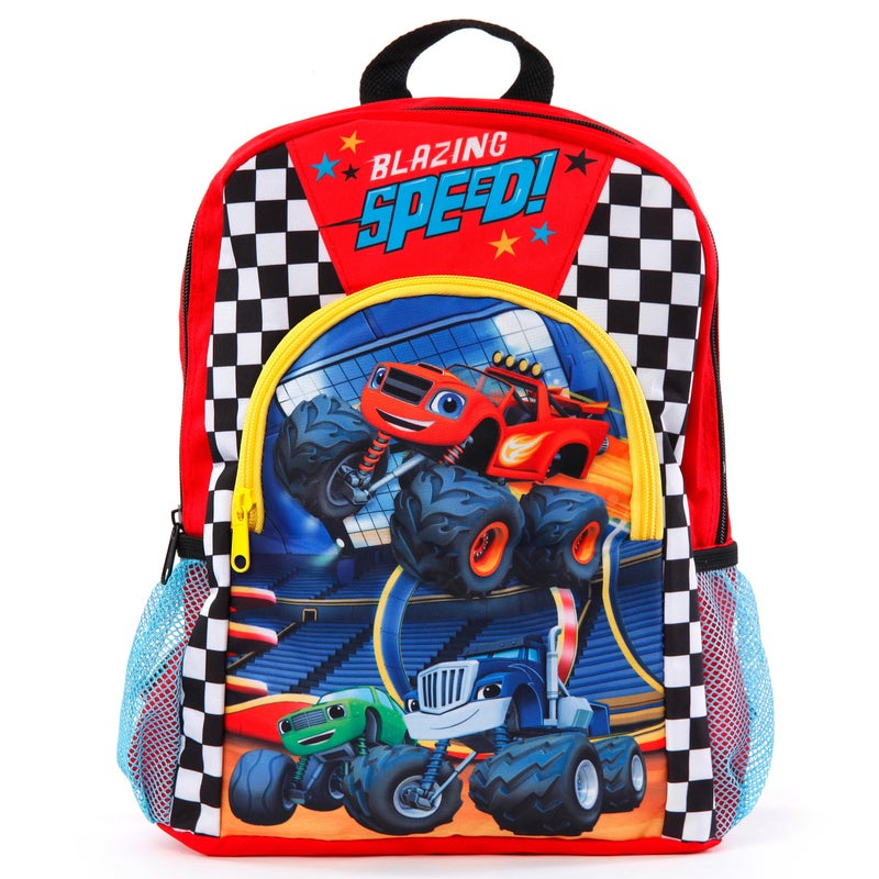 Blaze and The Monster Machines Backpack | Boys Backpacks | Monster Trunk School Bags for Kids - Image 1
